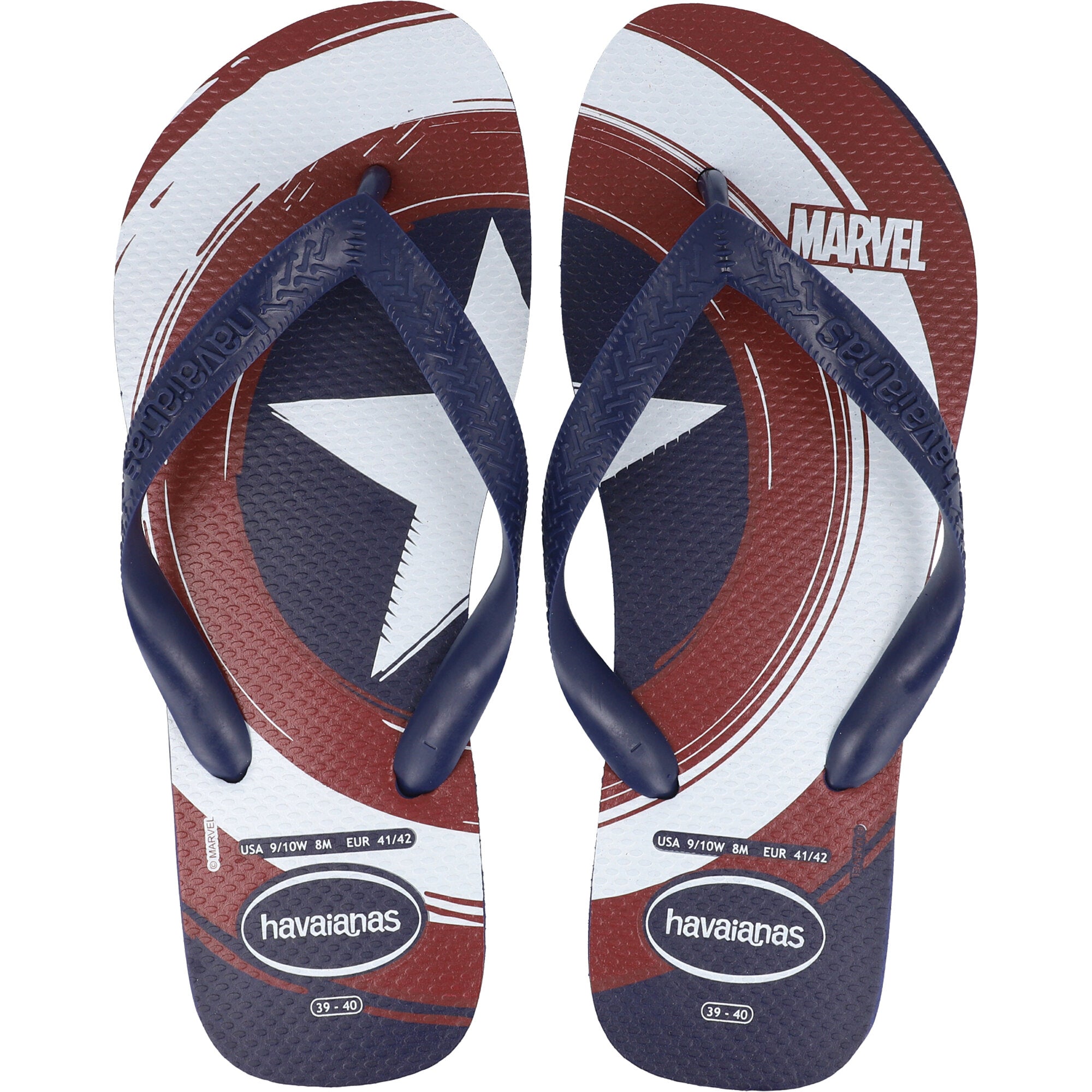 Havaianas Top Marvel Logomania Navy Flip-Flops