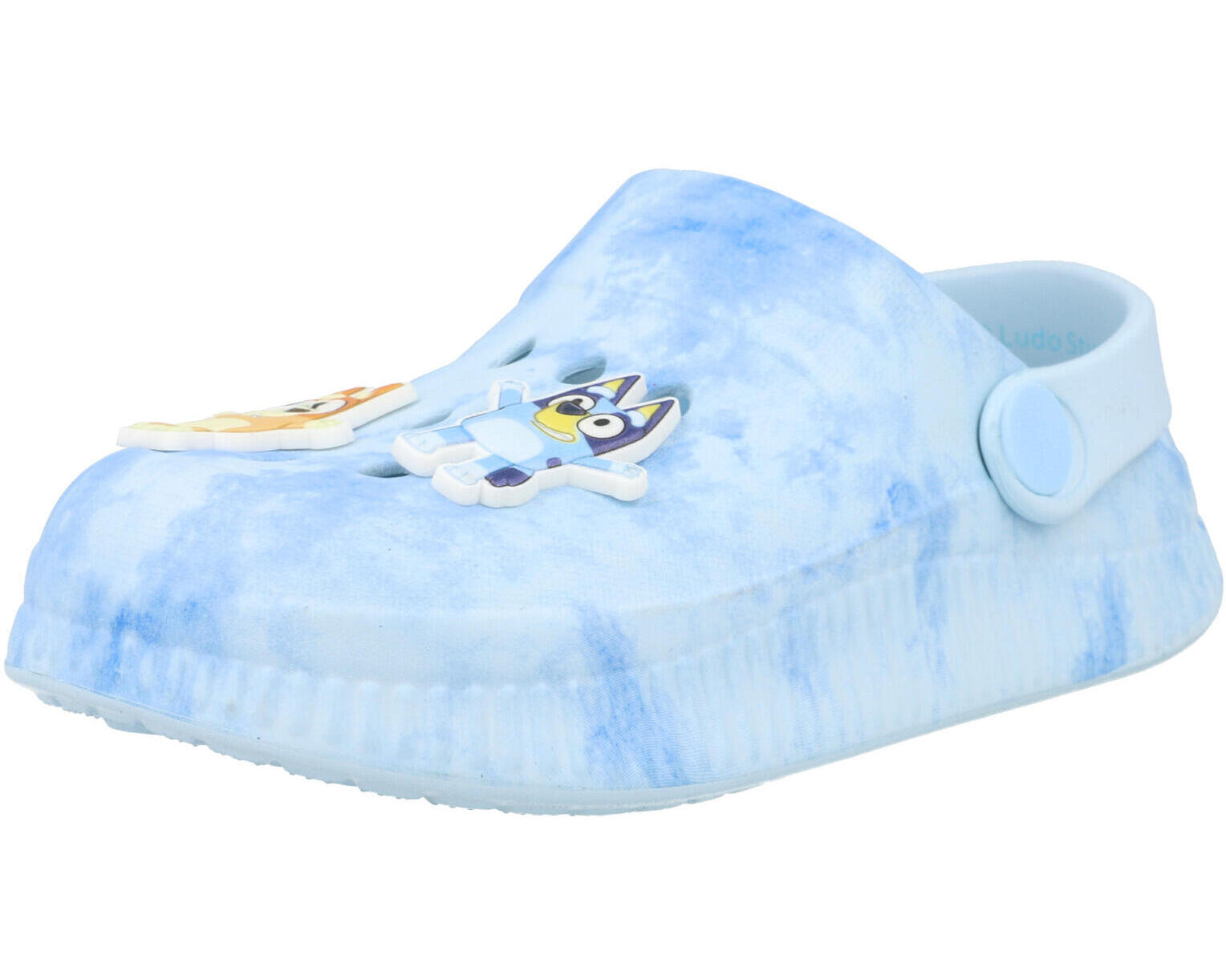 Bluey Tie Dye Effect Clog Blue GDI29144