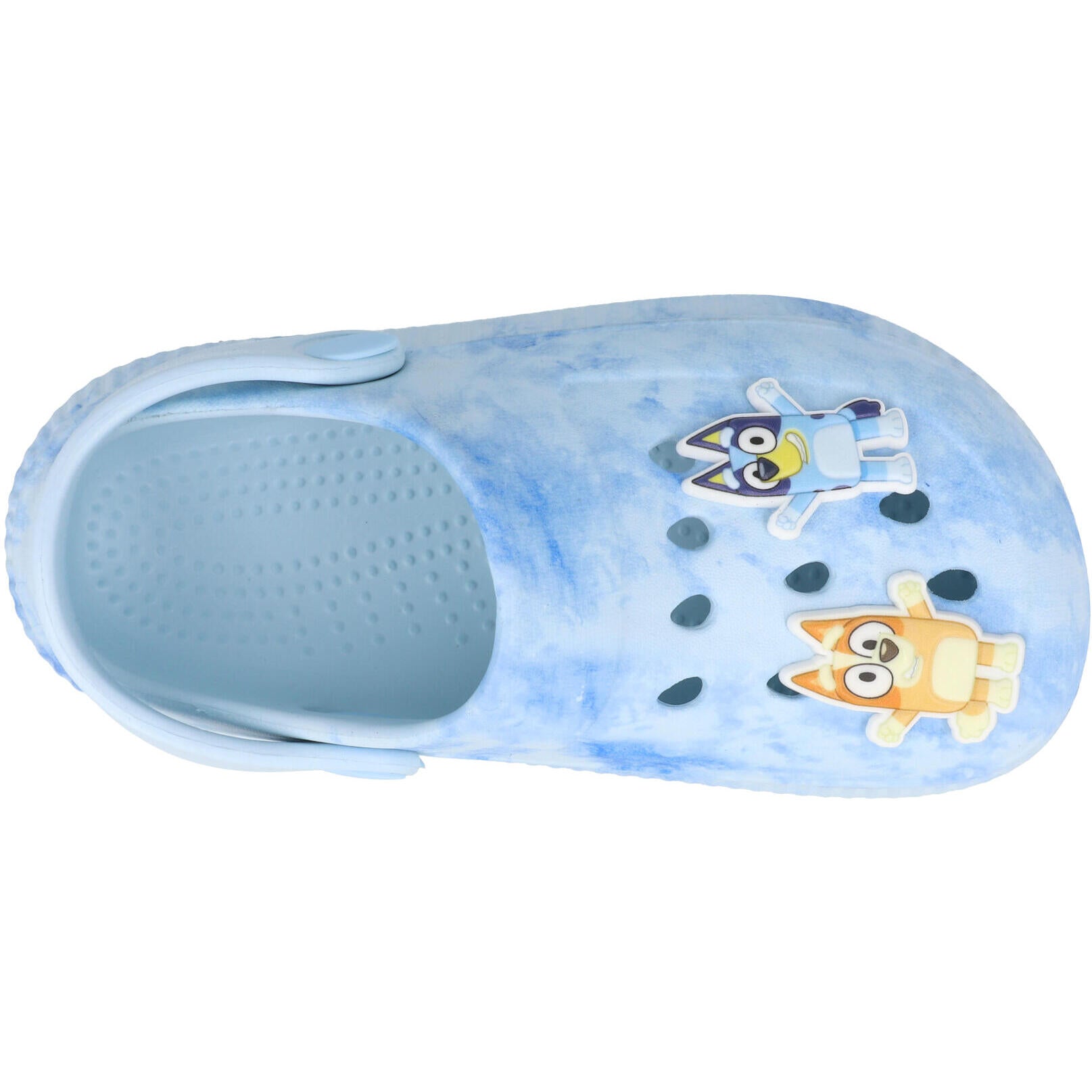 Bluey Tie Dye Effect Clog Blue GDI29144