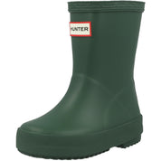 Hunter Kids First Classic Green Wellies